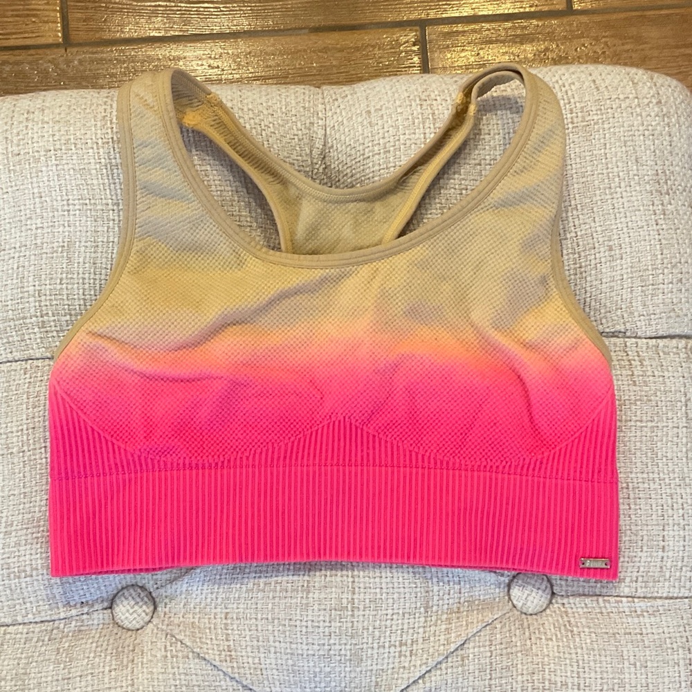 PINK Victoria's Secret Gradient Pink and Tan Bra